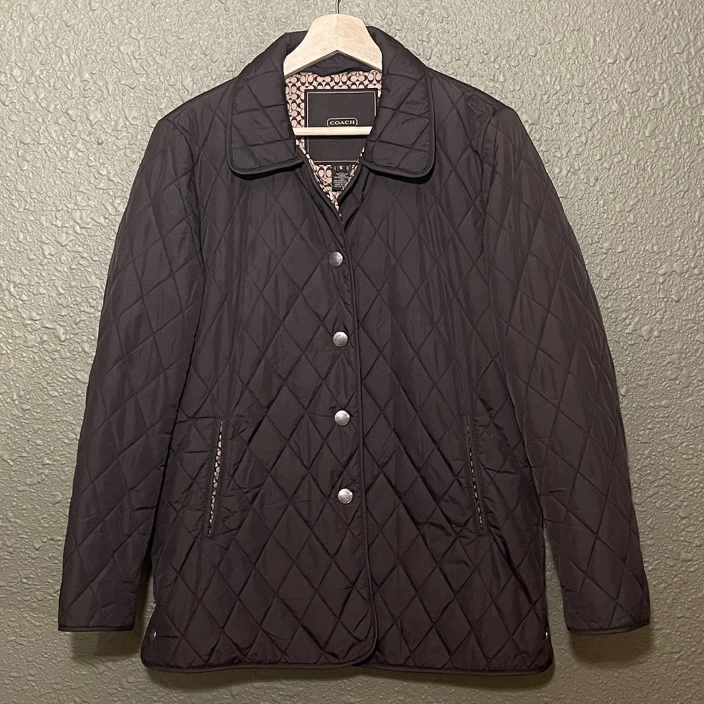 Coach Diamond Quilted Jacket